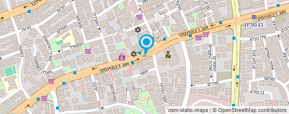 מפת הגעה אל קיוסק אלברט