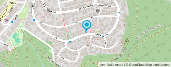 מפת הגעה אל הפקות חינה Mabel