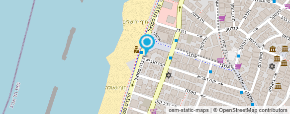 מפת הגעה אל סופר תל-אביב