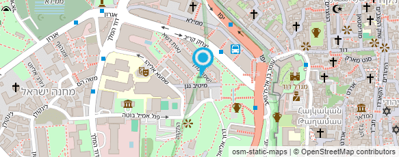 מפת הגעה אל דיירי כפר דוד מפת הגעה אל דיירי כפר דוד