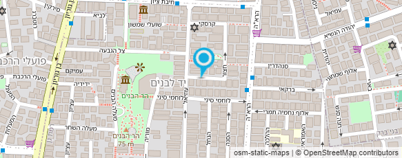 מפת הגעה אל המשפחתוגן של חן