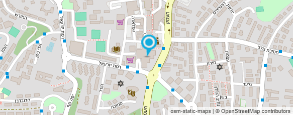 מפת הגעה אל בית הגלידה והממתק