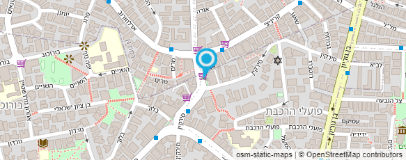 מפת הגעה אל מרכז הגבינות והסלטים