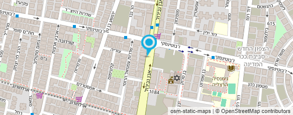 מפת הגעה אל אבי מור עיצוב שיער