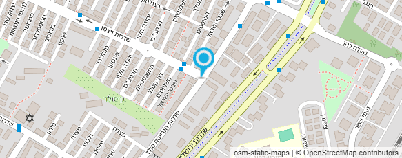 מפת הגעה אל חיה עצמון