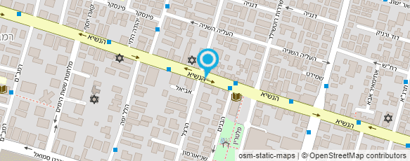 מפת הגעה אל סימון עיצוב שיער