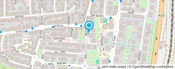 מפת הגעה אל ישראלה מזרחי - דיאטנית קלינית