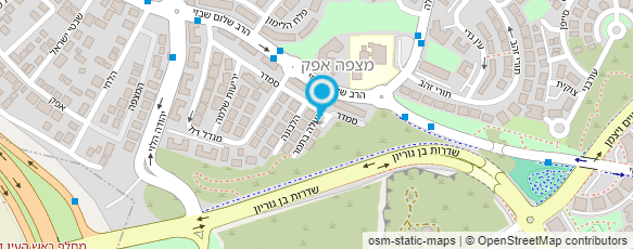 מפת הגעה אל טי.אמ.טי. תפירה וגיזרה