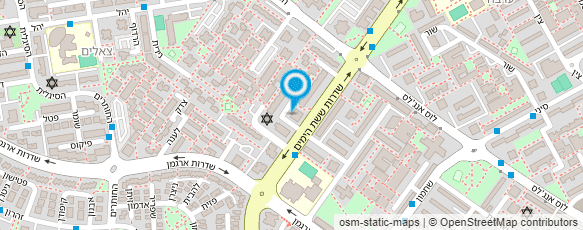 מפת הגעה אל אלנרה יעקובוב מעבדת שיניים