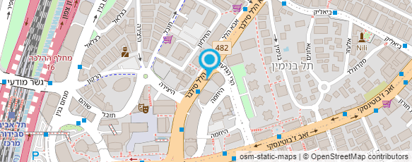 מפת הגעה אל עו"ד ישראל מוסנזון