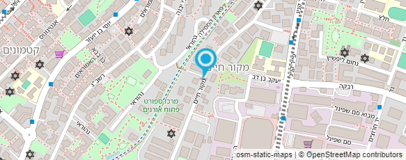 מפת הגעה אל המשפחתון של חגית