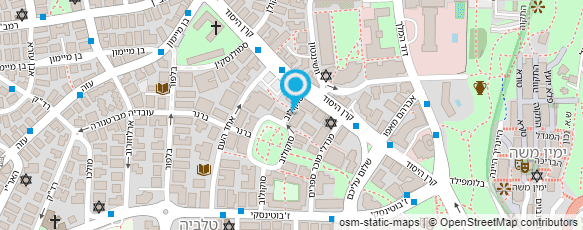 מפת הגעה אל עו"ד אלכסנדרה סוקולובסקי