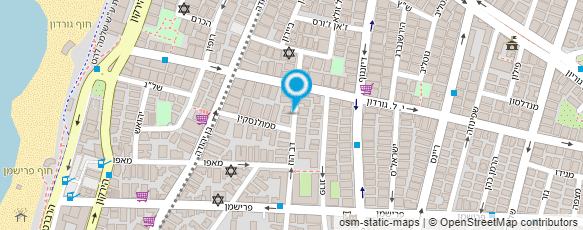 מפת הגעה אל עודד דוגמא, משרד עורכי דין