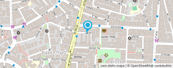 מפת הגעה אל עו"ד תמר פון-שטראוס