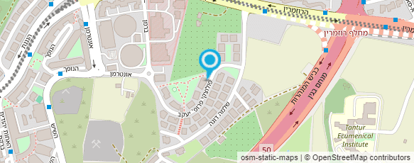 מפת הגעה אל א.ב. עבודות צבע