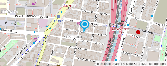 מפת הגעה אל מכבסת מרינה