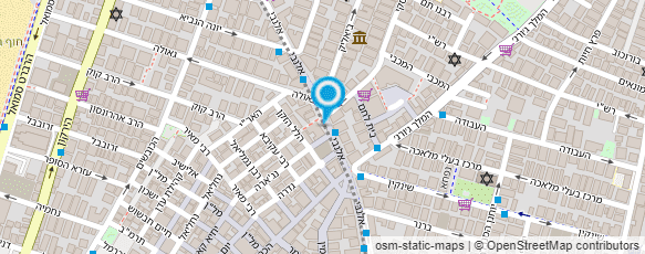 מפת הגעה אל פיצה בוטיק