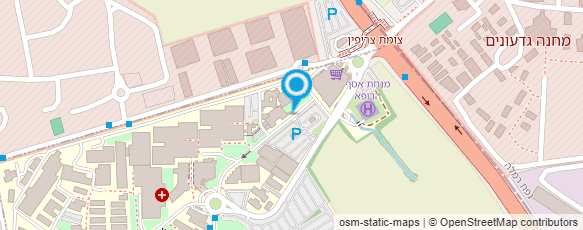 מפת הגעה אל בי"ח אסף הרופא מרפאה פוטודינאמית