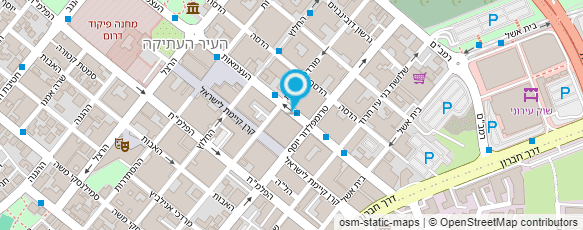 מפת הגעה אל בזאר המרכז