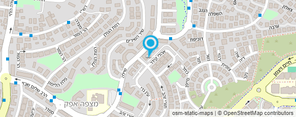 מפת הגעה אל מעין של מתוקים