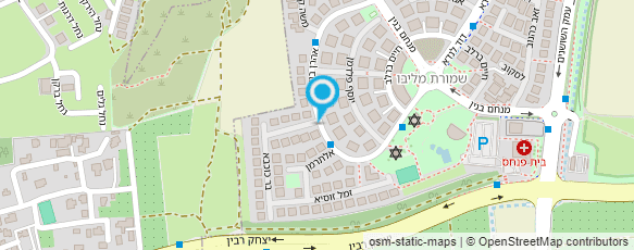 מפת הגעה אל אושרה בלכר- מעצבת פנים