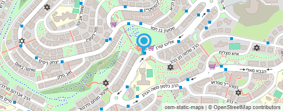 מפת הגעה אל תכלת מרדכי