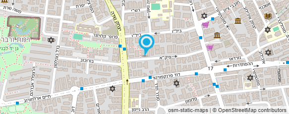 מפת הגעה אל עו"ד נח לוי