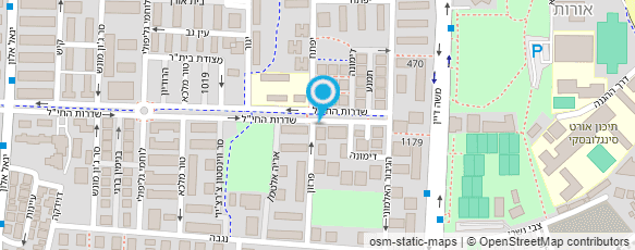 מפת הגעה אל מרכז טיפולי אביב