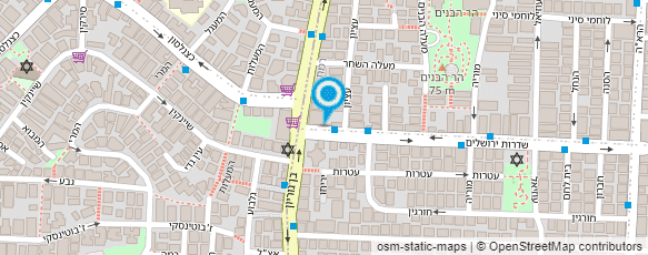 מפת הגעה אל טזורו תכשיטים Tezoro Jewelry