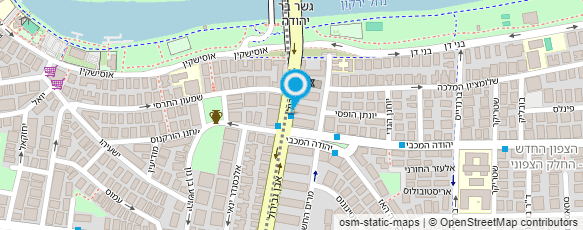 מפת הגעה אל מכון אבן גבירול לפיזיותרפיה