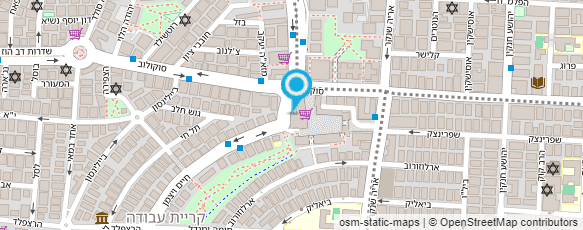 מפת הגעה אל פלאפל צ'נטרו