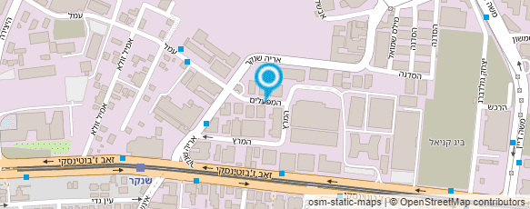 מפת הגעה אל מרכז ההדפסה בתלת מימד 3D Printing