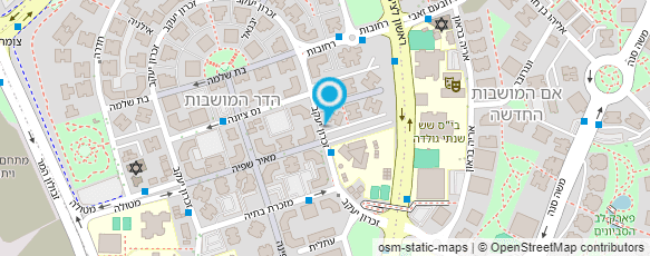 מפת הגעה אל עו"ד אריה רובינשטיין ג.