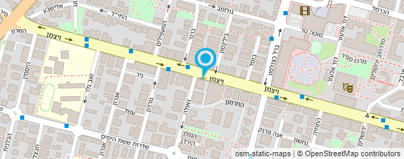 מפת הגעה אל ד"ר חדוה מנשר אהרונוב