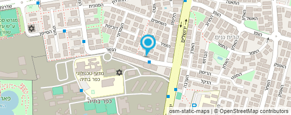 מפת הגעה אל קיוריאס יזמות עסקית בע"מ