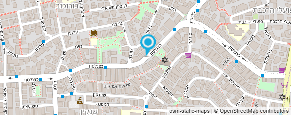 מפת הגעה אל שלומי שם טוב-מעצב שיער