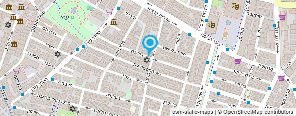 מפת הגעה אל עמי יכין