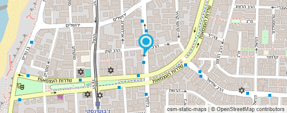 מפת הגעה אל בודי אינ-פורם BODY in-form Israel