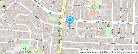 מפת הגעה אל מנחם לבי ניהול פרוייקטים