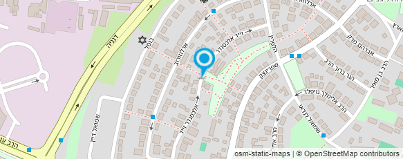 מפת הגעה אל א.א.עיצובים - אריק ביסמוט