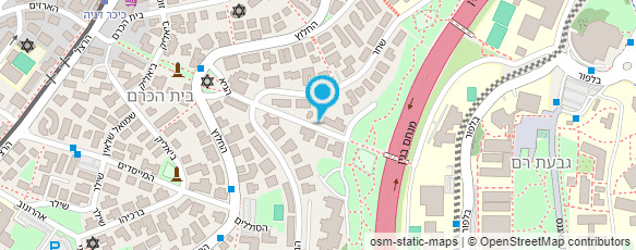 מפת הגעה אל יונתן (יוני) שמעוני - נוירופסיכולוג