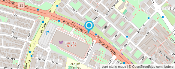 מפת הגעה אל דינמיקה סלולר - דוכן מכירה