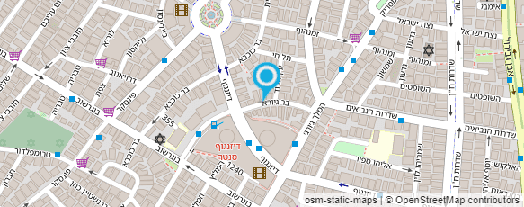 מפת הגעה אל עו"ד מנחם עירון