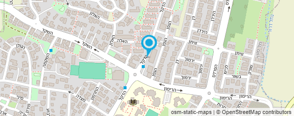 מפת הגעה אל מוניות נוף המושבה תל מונד