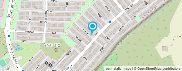 מפת הגעה אל הודיה עמור