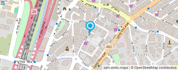 מפת הגעה אל יעדים בניה ושיקום בע"מ