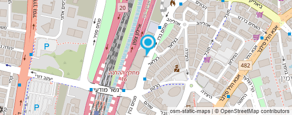 מפת הגעה אל עו"ד רמאן יאיר