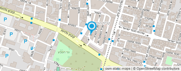 מפת הגעה אל שודו מרכז לקליגרפיה ותרבות יפן