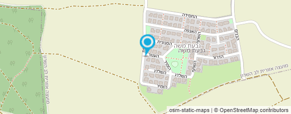 מפת הגעה אל קישקושי - זוהרים לאירועים