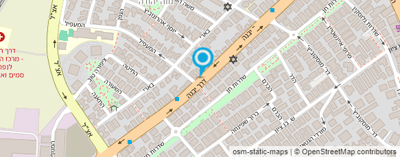 מפת הגעה אל הקיוסק המחייך